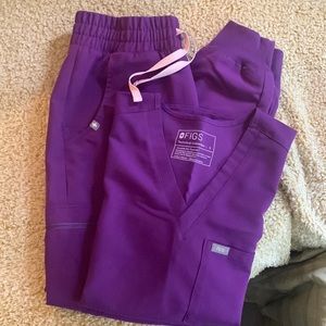 Figs Magic Purple scrubs worn once